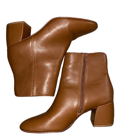 Chinese Laundry Women's Davinna Tan Leather Softy Kid Ankle Boots Size 9 - Picture 5 of 16